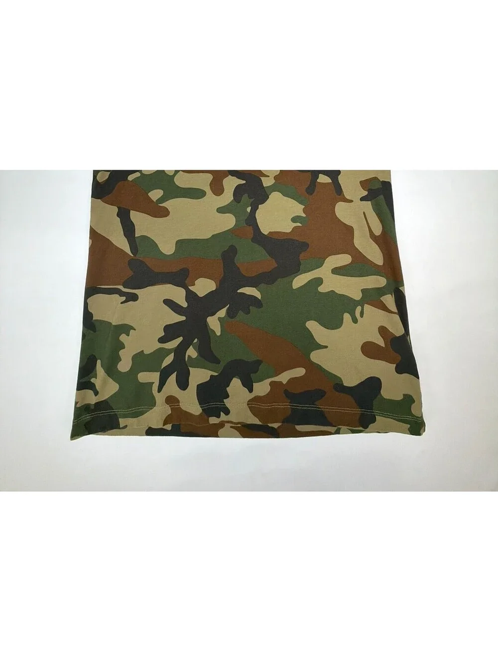 True Religion Men's T Shirt Short Sleeve Camouflage Crew Neck Size M Green